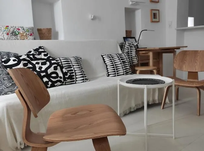 別荘 White Cycladic Town House With Sea Vew