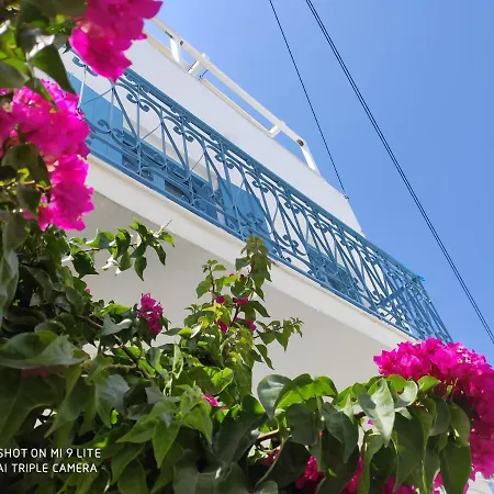 Ferienhaus White Cycladic Town House With Sea Vew Páros