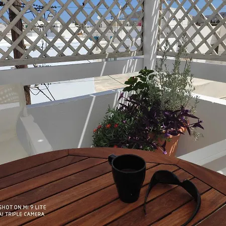 Ferienhaus White Cycladic Town House With Sea Vew