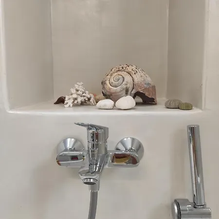 White Cycladic Town House With Sea Vew 펜션 *